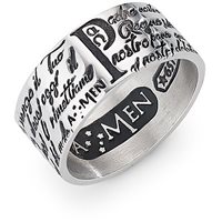 Anello Amen in Argento ANPNB-16 - ANPNB-16